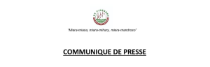 Communiqué de presse du parti politique NY FIRENEKO sur la stabilité politique et les élections à Madagascar